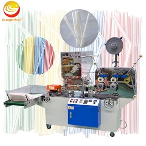 Máquina Automática para Fabricar Pajitas de Bebidas de Almidón Comestible de Maíz PLA ORME, Línea de Producción de Pajitas Flexibles - Product Image 1