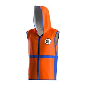 Sudadera con Capucha sin Mangas, Corte Ajustado, para Boxeo, MMA, Entrenamiento en Gimnasio, Entrada al Ring, Logotipo Personalizado, Ropa Deportiva de Equipo - Product Image 1