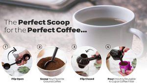 Cuchara de café y embudo para cápsulas de café recargables reutilizables K Cup - Product Image 6