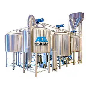 Automation 2500L Stout Turnkey German Microbrewery Beer Machine For Sale