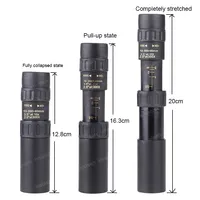 Telescopio Monocular con Zoom 10-300x40 para Comercio Exterior, Fotografía con Teléfono Móvil al Aire Libre con Campo de Visión de 4.4,2.1, Soporte Personalizado
