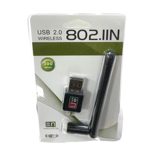 Mini USB Wireless Adaptor 150Mbps WIFI Receiver Wireless 802.IIN With Antenna USB 2.0 Network Card WiFi Receiver