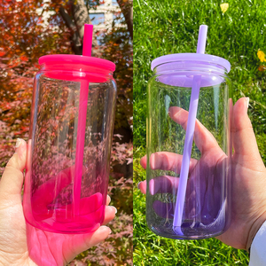 Vasos de plástico acrílico degradado de colores para latas de refresco, estilo ombre, para niños, ideales para envolturas UV DTF - Envío desde almacén de EE. UU. - Product Image 6
