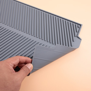 Modern <b>Silicone</b> Drainage Mat Large Size Dish Drying Mat for Fruit & Vegetable <b>Tools</b> - Product Image 2