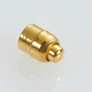 China Factory Customized Ultra Short Gold Plated Brass Single Pogo Pin For Medical Devices And Industrial Applications