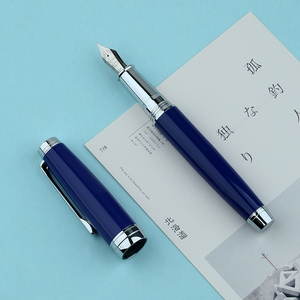 Mawhon pulpen warna biru Enchantress <span class=keywords><strong>3</strong></span> bulan baru cat panggang warna logam pena siswa Nib seni ekstra Halus buatan Tiongkok - Product Image 4