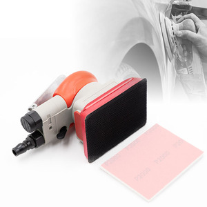 Sableuse orbitale pneumatique industrielle 70 * 100 mm, machine à poncer à papier abrasif pour outils métalliques, série de sableuses pneumatiques pour voitures - Product Image 2