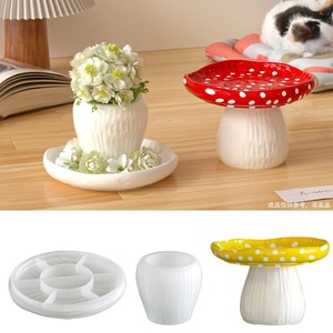 Moule en silicone écologique et non toxique pour bougies modernes, en forme de champignon sur pied, pour bougies parfumées DIY, anti-goutte, personnalisable - Product Image 5