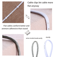 Cables de Red Planos HOTION Cat6 FTP RJ45 de Cobre Sólido y PVC, Ahorro de Espacio, Personalizados, AWG26, Cable de Conexión Ethernet para Transferencia de Datos