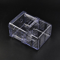 Boîte d'isolation et d'élevage en plastique extra-large pour guppies et jeunes poissons tropicaux, pour la reproduction et l'éclosion en aquarium