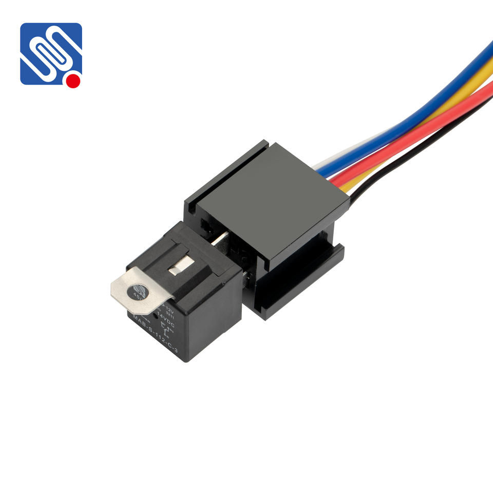 MEISHUO MAB-S-112-C-3 5 Pin 5 Wire Automotive Relay & Socket DC 12V Auto Relay 70A JD1914 for Car Truck New Condition