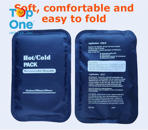 TopOne Packs de gel chaud et froid réutilisables petite poche de glace de compression flexible rectangulaire multi-taille - Product Image 5