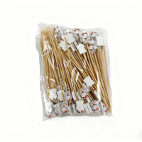 Fortune chat créatif bambou skews fête Dessert salade fruits fourchette pour la décoration de mariage 100pcs Pack