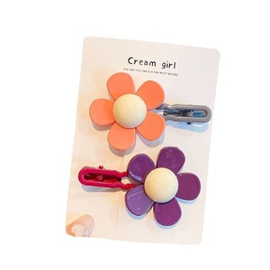Pinzas para el pelo de otoño e invierno para niños, pinzas para flequillo de bebé, horquillas de alta calidad para niñas, accesorios para el cabello de niñas, nuevo estilo 2022 - Product Image 5