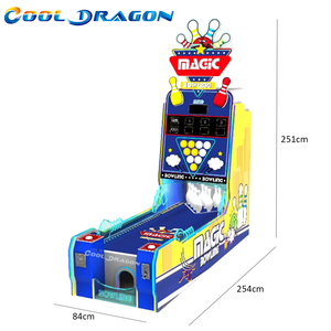 Máquina de Bolos Mágica, Máquina de Juego de Bolos Familiar para Interiores que Funciona con Monedas, Suministro Directo de Fábrica con 1 Año de Garantía - Product Image 4
