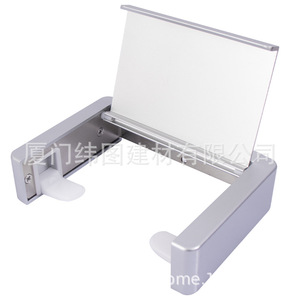 Nordic style self-adhesive stainless steel tissue holder for <b>kitchen</b> and bathroom, no-drill toilet <b>paper</b> holder, creative - Product Image 4