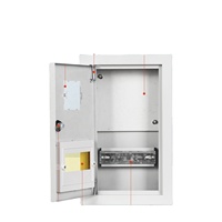 Caja de Distribución Eléctrica Monofásica Transparente IP1 1A PZ40 de Hierro para Alquiler Residencial, Gabinete para Medidor