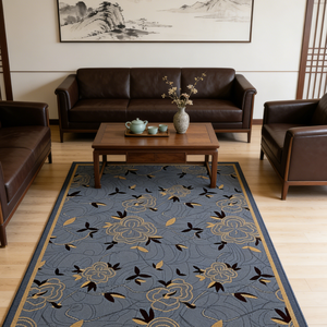 <span class=keywords><strong>Tapis</strong></span> imprimé OEM de style chinois, <span class=keywords><strong>tapis</strong></span> de luxe imprimé en 3D, éléments culturels chinois pour produits textiles de maison personnalisés - Product Image 2