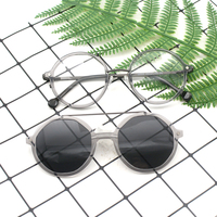 Lunettes de vue rondes pour femmes, style ordinateur, avec monture en PC légère et durable, verres en PC anti-reflet pour usage quotidien des adultes