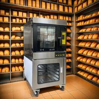 Four à pâtisserie professionnel combiné avec système d'air chaud et étuve à levure de haute qualité, adapté au pain, aux baguettes et plus encore