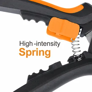 Hot Sale Professional Carbon Steel Sharp Blade Ergonomic Comfort Handle Garden Pruners Scissor Secateurs/