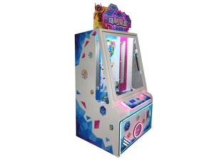 Máquina Multifuncional Comercial Operada con Monedas, Juego Familiar de Empujar Regalos, Dificultad Ajustable, Bloques de Cristal y Regalos - Product Image 3