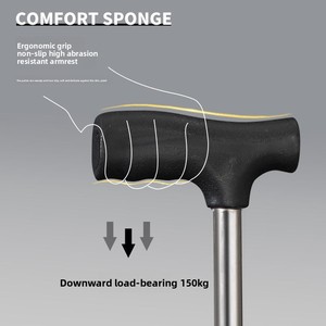 ไม้เท้าเดินป่าแบบยืดหดได้ไม้เท้าเดินป่าปีนเขาพับได้ทันสมัย - Product Image 5