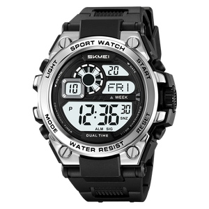 Orologio sportivo digitale cronografo da uomo SKMEI 2318 in lega con allarme impermeabile - Product Image 3