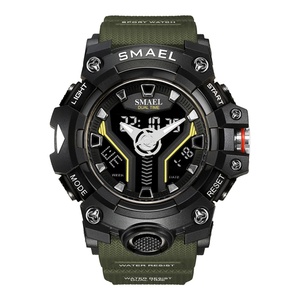 Reloj de Pulsera SMAEL 8075 Analógico y Digital de Doble Hora para Hombre, Reloj Deportivo Más Vendido, Alarma, Nueva Llegada, Marca OEM, Personaliza Tu Propio Reloj - Product Image 4