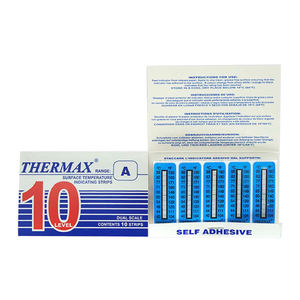 색상 변화 5 격자 8 격자 10 격자 실험실용 재사용 불가역 온도 모니터링 접착 스트립 - Product Image 2