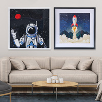 Cadre photo carré en bois massif 16x16 pouces fait à la main tenture murale et affichage de table pour la décoration intérieure Art Photo imprime sans tapis