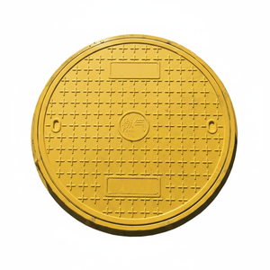 Durable EN124 A15 cuadrado fibra de vidrio FRP compuesto tapa de boca de acero plástico y SMC Material para productos de carretera - Product Image 1