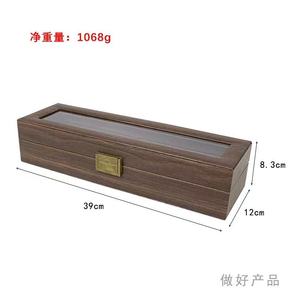 Display Storage Box New Design Wood Watch Box Perfect Quality With 6 Slot Desktop Organizer Crafts Acacia Watches Storage Box - Product Image 4