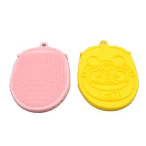 Brosse de bain pour le corps ultra douce avec silicone de qualité alimentaire pour bébé Berceau Cap Face Silicon Skin Scalp Smoother Shampooing Scrubber Glove - Product Image 1
