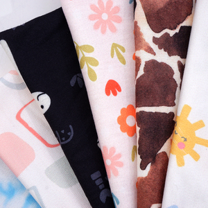 ผ้าเฟรนช์เทอร์รี่เนื้อหนาพิมพ์ลายสำหรับผ้ามีฮู้ด260แกรมสีฟ้า - Product Image 6