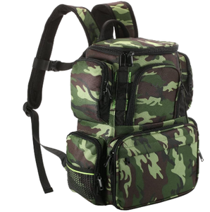 Mochila de Pesca Personalizable Oxford Impermeable, Duradera, de Dos Capas, Multiusos, Fácil de Transportar, Unisex, para Cañas de Pescar y Señuelos, Capacidad de 30L - Product Image 1