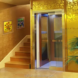 FUJIZY ब्रांड विला लिफ्ट 400kg सुरक्षित और कम शोर छोटे से घर लिफ्ट लिफ्ट