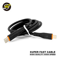 Câble de Charge rapide en Silicone liquide antigel 1M à faible quantité minimale de commande 3A câble de données d'éclairage USB noir blanc à 8 broches pour iPhone