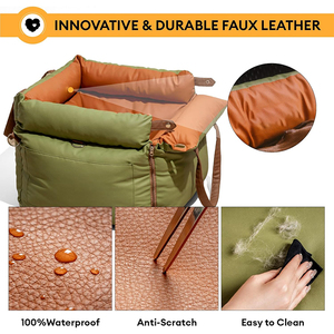 SUREAL ALHOME Großhandel Hunde trage tasche Haustier träger für kleine Hunde Autos itz bett Custom ized Travel Booster Seat - Product Image 5