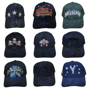 <span class=keywords><strong>หมวก</strong></span>เบสบอลทรงโค้ง 5 แผง สไตล์ใหม่ <span class=keywords><strong>หมวก</strong></span>กีฬาผ้าสักหลาดแบบกำหนดเอง พร้อมโลโก้ประดับเพชร - Product Image 1