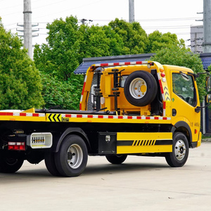 รถบรรทุกพ่วงแบบแท่นดีเซล Dongfeng Isuzu รถเกียร์ธรรมดาแบบ4X2 - Product Image 5