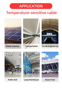 케이블 터널의 조기 화재 경보용 재사용 가능한 차폐형 선형 열 감지 케이블 - Product Image 6