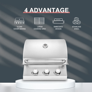 Commercial Stainless Steel <strong>Barbeque</strong> Grill Outdoor Garden Built in BBQ Gas Grills - Product Image 2