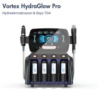 Dispositivo HydraGlow Pro 2026 para el Cuidado de la Piel, Hidradermoabrasión Vortex + Mesoterapia TDA sin Agujas para la Limpieza de la Piel e Infusión Transdérmica