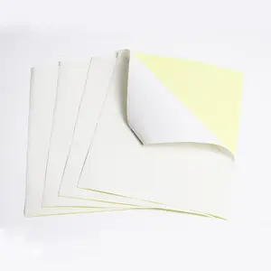 Direct Manufacturer's Self-Adhesive Mirror Cast Coated Blank Sticker Paper Single Silicone Hot Melt Water Activated Masking