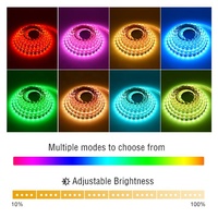 Bande LED SMD professionnelle 5050 RGBW à puce unique double couche FPC pour projets commerciaux et de divertissement