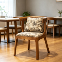 Meubles de restaurant commerciaux sur mesure en gros, mobilier pour hôtel, restaurant rapide, table et chaises en cuir et en bois