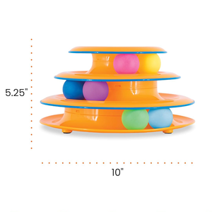 Hot Bán Pet Nguồn Cung Cấp Theo Dõi Tháp Mèo Phụ Kiện Tương Tác 3-Tầng Mèo Chơi Đồ Chơi Cho Trong Nhà Chơi - Product Image 4