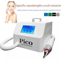 Peralatan Pencuci Alis Profesional Berdaya Tinggi, Instrumen Penghilang Tato dan Bintik Picosecond Portabel untuk Salon Kecantikan