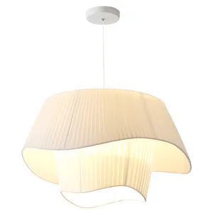 Lustre de estilo creme para sala de estar, lâmpada retrô francesa para sala de jantar, luz principal nórdica para quarto B&B